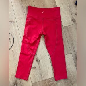 Red Zyia leggings 6-8 new